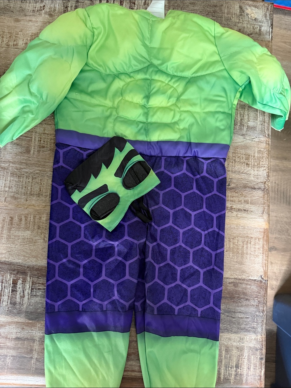 Kids Hulk Muscled Superhero Costume with Mask